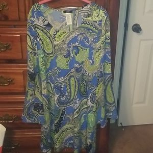 Multi color short MSK dress.